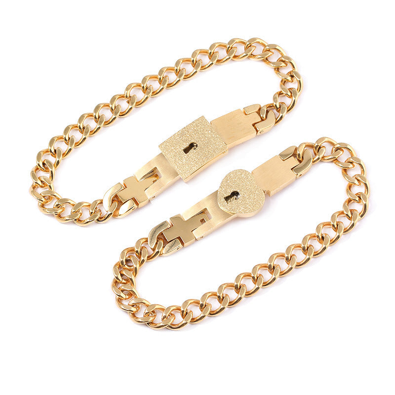 Key to My Heart Titanium Jewelry Set