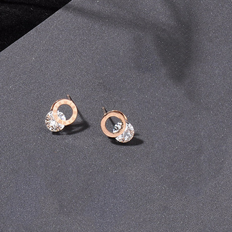 Simple Chic Titanium Earrings