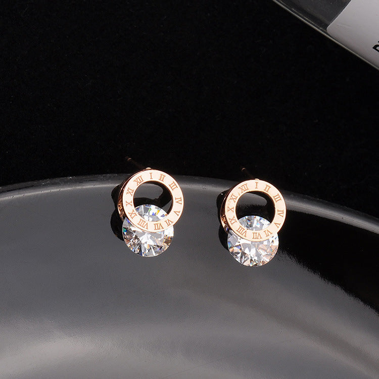 Simple Chic Titanium Earrings