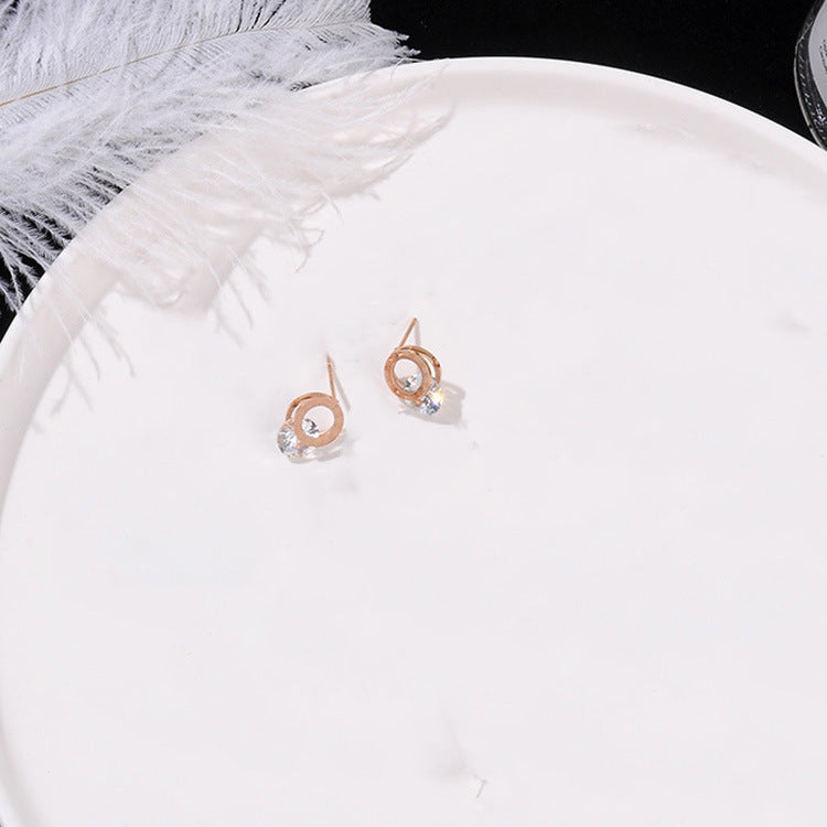 Simple Chic Titanium Earrings