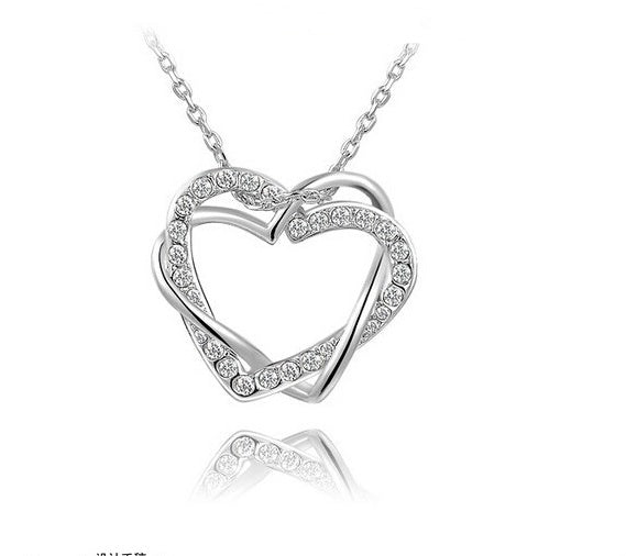 Customized Heart Diamond Jewelry Set