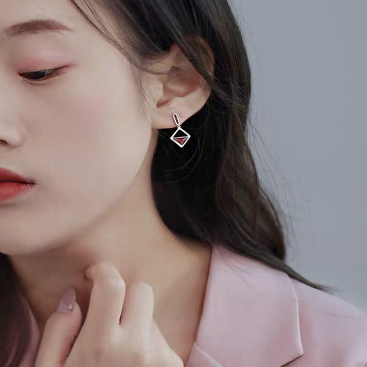 Asymmetrical Frost Earrings