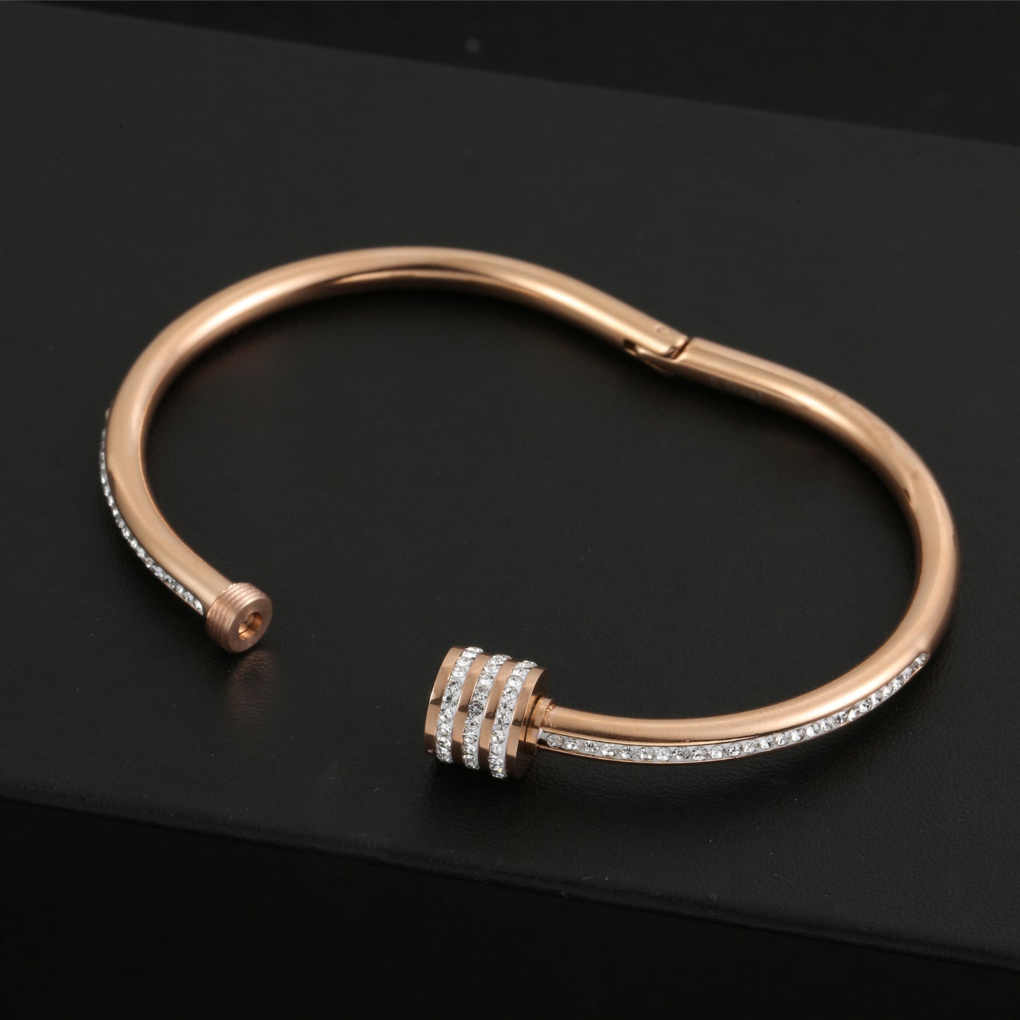 Titanium Steel Spark Diamond Bracelet