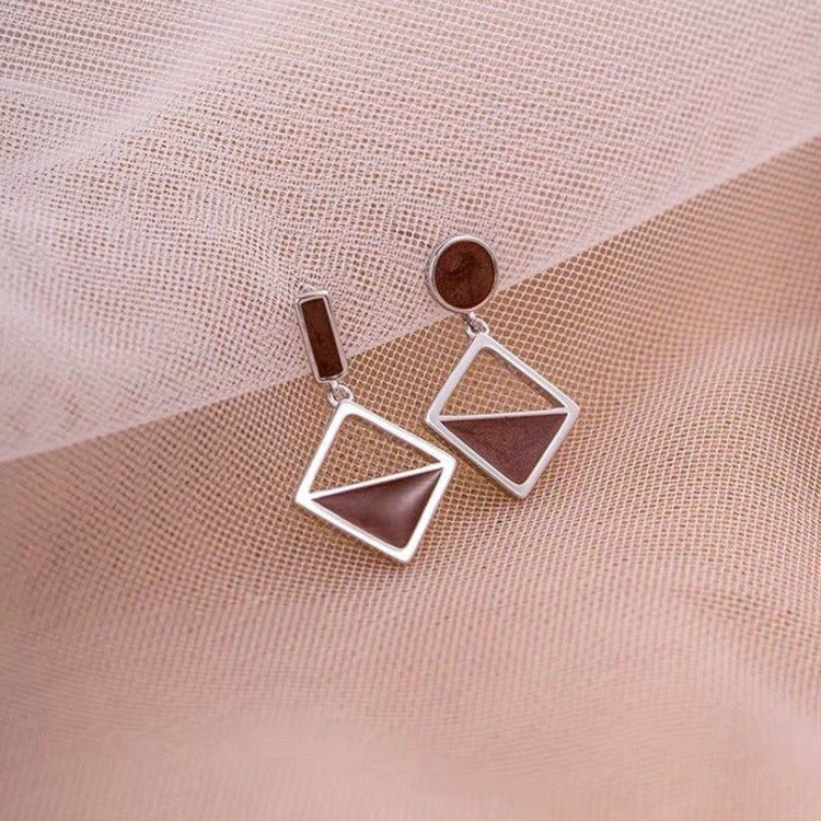 Asymmetrical Frost Earrings