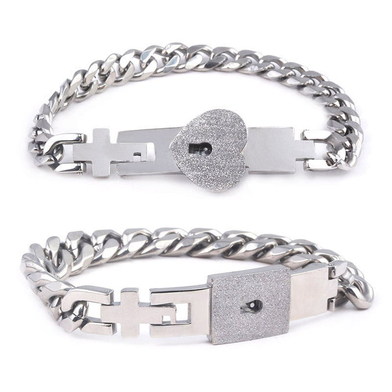 Key to My Heart Titanium Jewelry Set