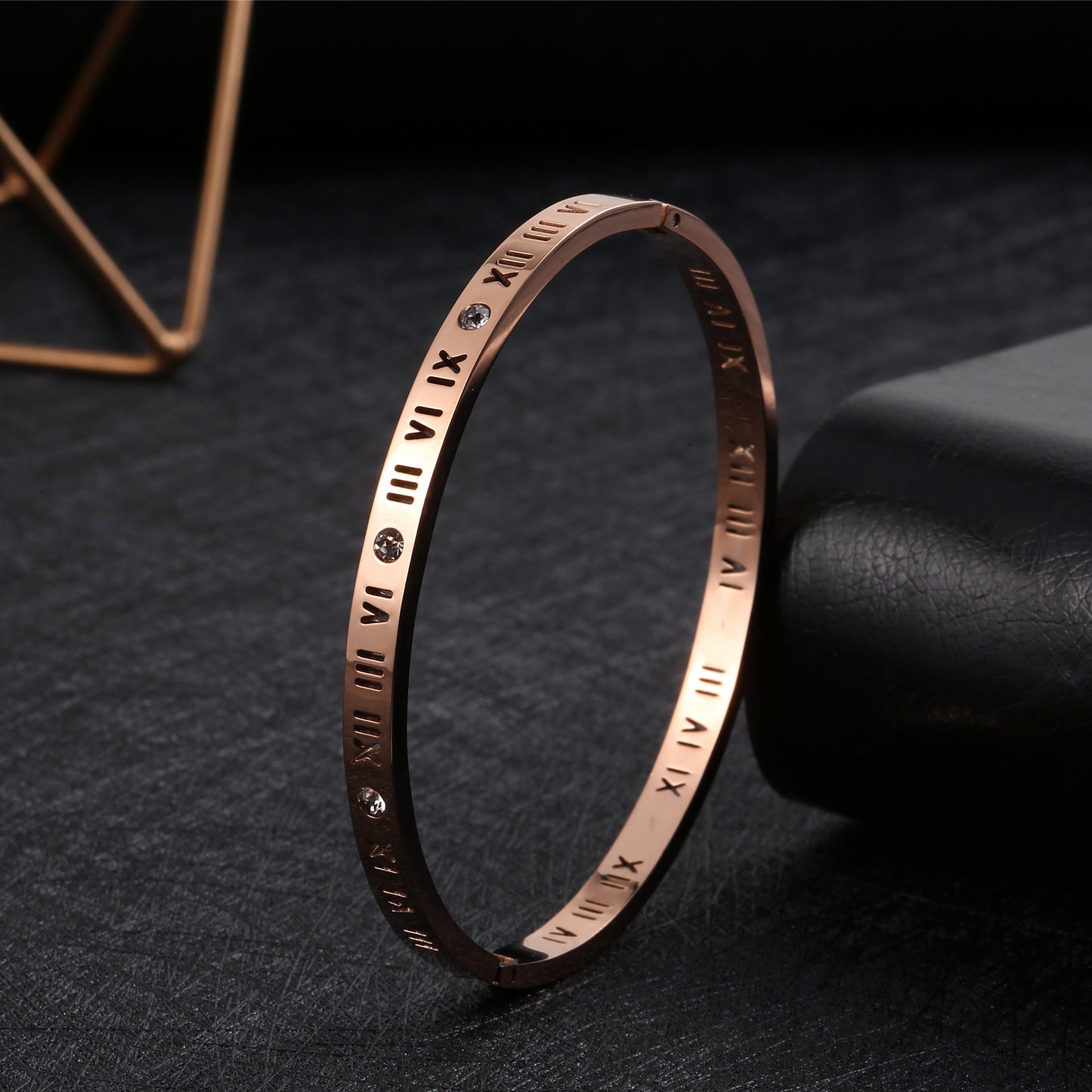 Titanium RomanScript Bracelet