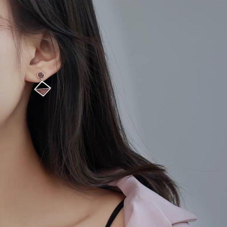 Asymmetrical Frost Earrings
