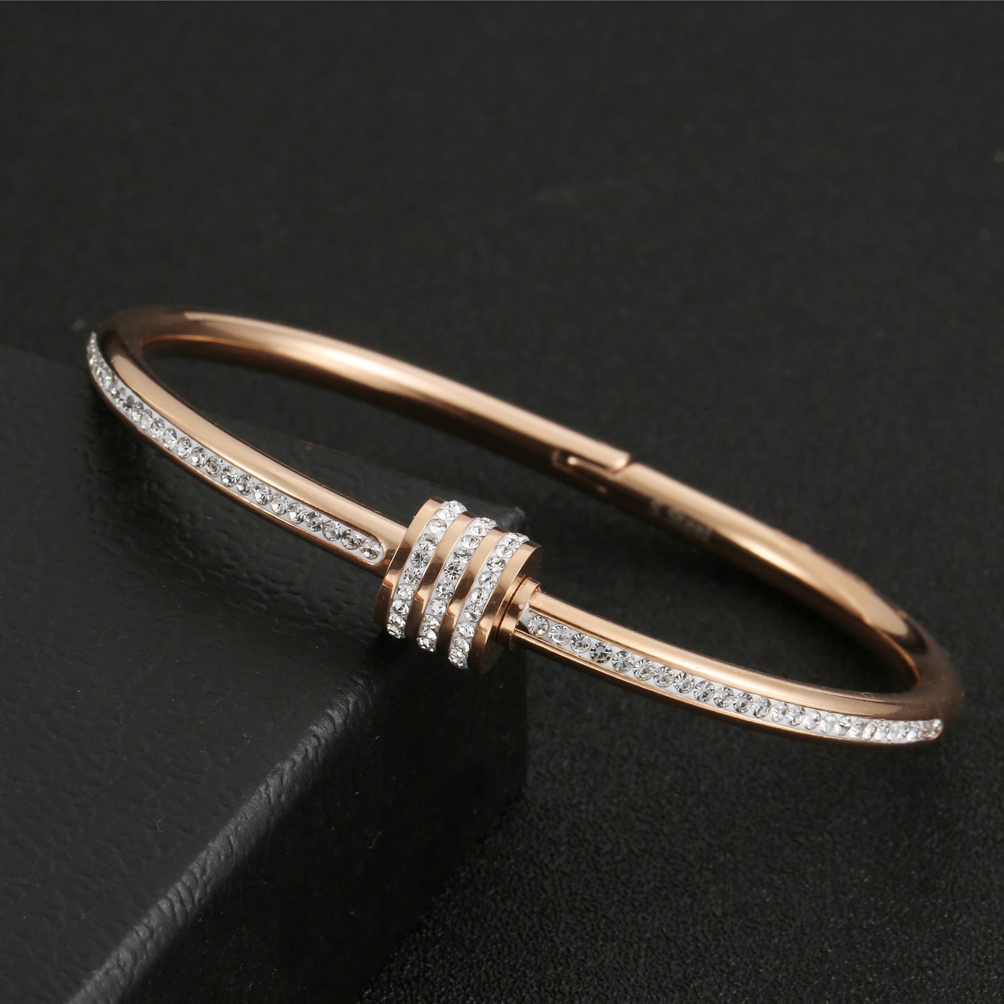 Titanium Steel Spark Diamond Bracelet