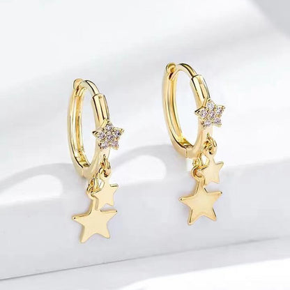 Sparkling Star Earrings