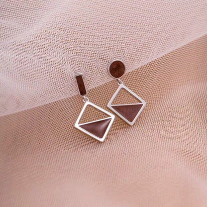 Asymmetrical Frost Earrings