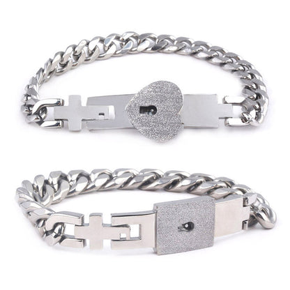 Key to My Heart Titanium Jewelry Set