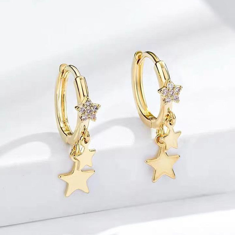 Sparkling Star Earrings